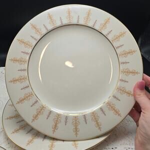 Vintage Syracuse China 3 dinner plates 1 salad Marquesa pattern